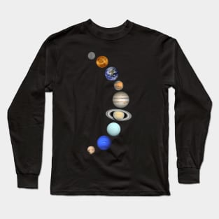 Solar System Planet Planets Long Sleeve T-Shirt